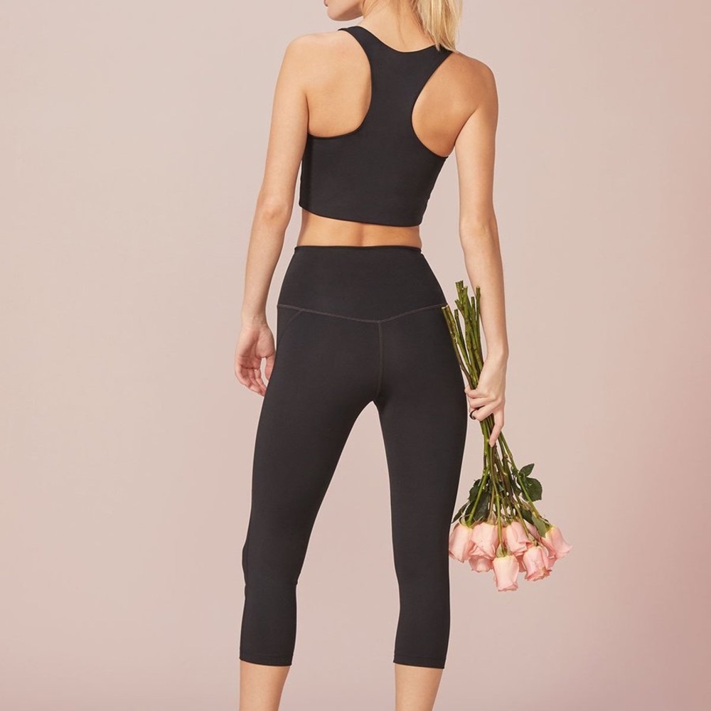 Girlfriend Collective Black Capri Leggings XL